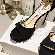 Jimmy Choo Platform Sandals Black Heel 12cm - 3