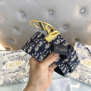 Dior 30 Montaigne Reversible Belt Blue 3cm - 5