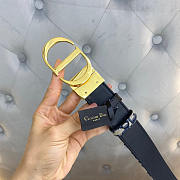 Dior 30 Montaigne Reversible Belt Blue 3cm - 4