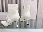 Jimmy Choo Magik 90mm Heeled White Boots - 2