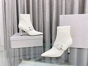 Jimmy Choo Magik 90mm Heeled White Boots - 3