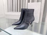 Jimmy Choo Magik 90mm Heeled Black Boots - 5