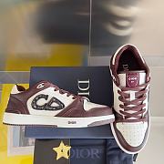 Dior B57 Low-Top Sneaker Burgundy - 1