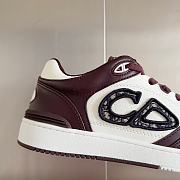 Dior B57 Low-Top Sneaker Burgundy - 5