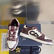 Dior B57 Low-Top Sneaker Burgundy - 4