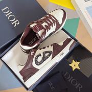 Dior B57 Low-Top Sneaker Burgundy - 3