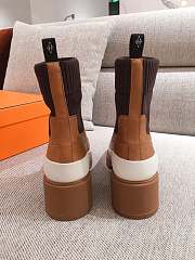 Hermes Brown Boots - 4