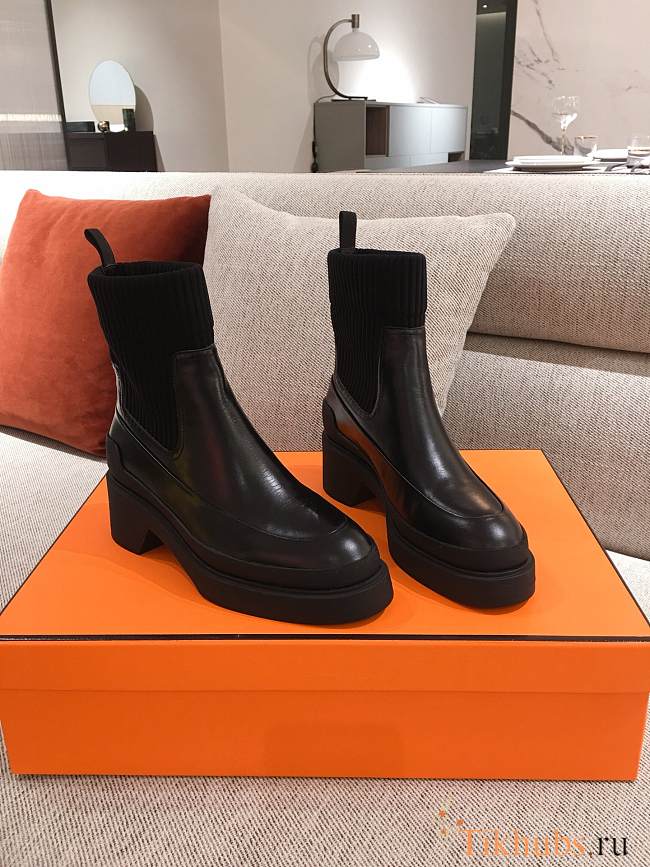 Hermes Black Boots - 1