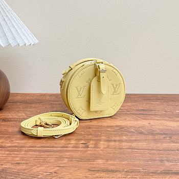 Louis Vuitton LV Mini Boite Chapeau Yellow 13 x 12 x 6.5 cm