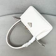 Prada White Medium Leather Shoulder Bag 28x18x11cm - 4