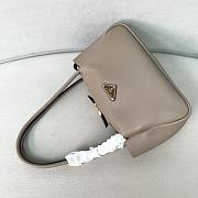 Prada Grey Medium Leather Shoulder Bag 28x18x11cm - 4