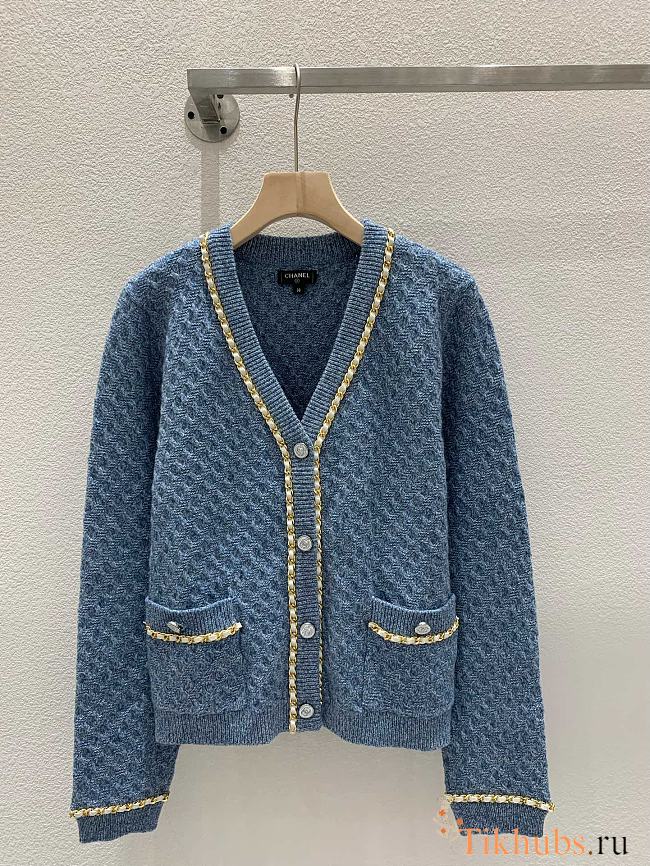 Chanel Blue Cardigan 02 - 1