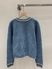 Chanel Blue Cardigan 02 - 4