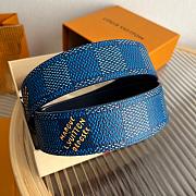 Louis Vuitton LV Initiales 40mm Reversible Belt Blue  - 4