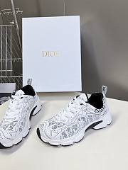 Dior Vibe Sneaker White Mesh Oblique Motif  - 5