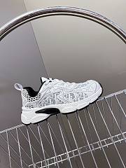 Dior Vibe Sneaker White Mesh Oblique Motif  - 3