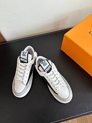 Louis Vuitton LV Charlie Trainers White Cacoa Brown Black - 3