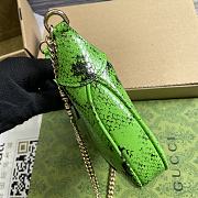 Gucci Jackie Notte Python Mini Bag Green 19.5x18x3.5cm - 6