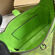 Gucci Jackie Notte Python Mini Bag Green 19.5x18x3.5cm - 5