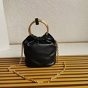 Prada Nappa Leather Mini Bag Black 15x19x8cm - 3