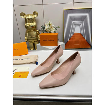 Louis Vuitton LV Leather Pumps Nude 6.5cm