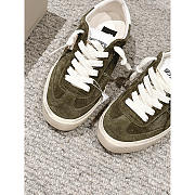 GGDB Soul Star Leather Low Top Sneaker Green - 3