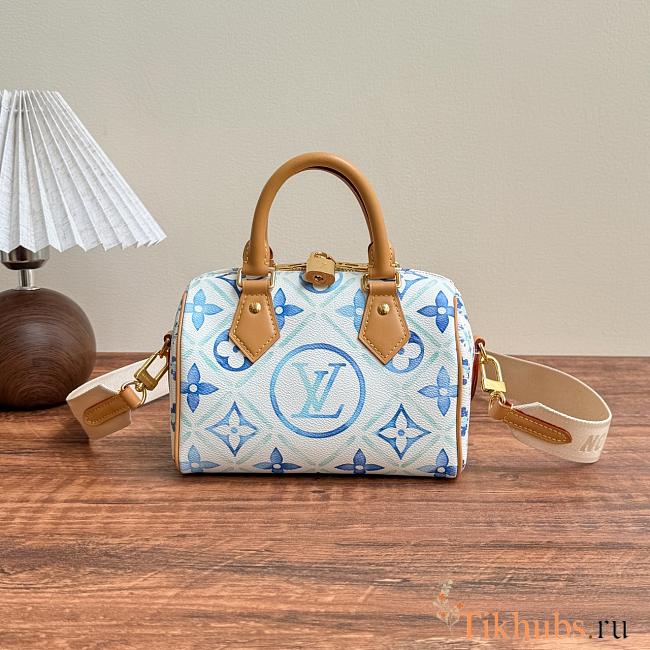 Louis Vuitton LV Speedy Bandoulière Blue 20 Blue 20.5 x 13.5 x 12 cm - 1