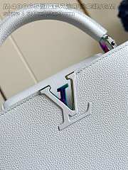 Louis Vuitton LV Capucines East-West MM Washed Blue  30 x 19 x 9 cm - 5