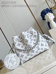 Louis Vuitton LV Bella Mahina White Blue 19 x 22 x 14 cm  - 1