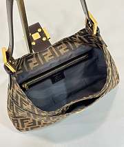 Fendi Zucca V-Shaped Mamma Bucket Shoulder Bag 29×4×24cm - 5