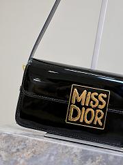 Dior Miss Flap Bag Rope Black Patent Calfskin 22 x 11 x 6 cm - 4