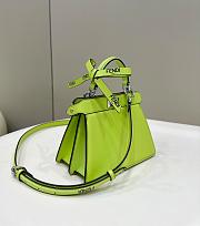 Fendi By Marc Jacobs Peekaboo Green Bag 20x11x15cm - 3