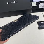 Chanel Wallet Caviar Gold Black 20cm - 2