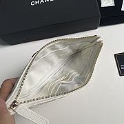 Chanel Wallet Caviar White 20cm - 4