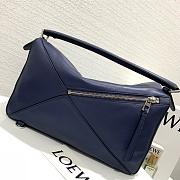 Loewe Puzzle Bag Navy Blue 36cm - 4