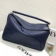 Loewe Puzzle Bag Navy Blue 36cm - 2