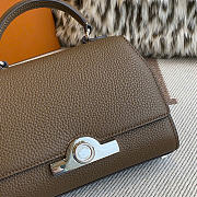 Moynat Rejane PM Brown Silver 26cm - 2