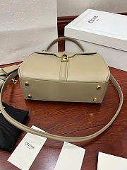 Celine Small 16 Bag Calfskin Beige 23x19x10.5cm - 4