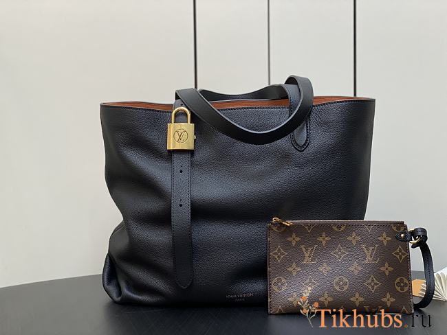 Louis Vuitton LV Low Key Cabas MM Black 47x30x14cm - 1