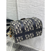 Dior Groove 25 Bag Blue Oblique Jacquard 25 x 19 x 16 cm - 3