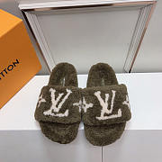 Louis Vuitton LV Paseo Flat Comfort Mules Olive Green - 3