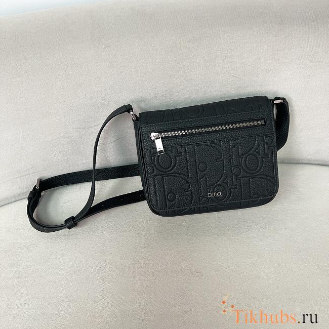 Dior Messenger Bag Flap Black Gravity 21 x 18 x 6 cm - 1
