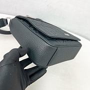 Dior Messenger Bag Flap Black Gravity 21 x 18 x 6 cm - 6