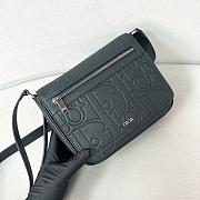 Dior Messenger Bag Flap Black Gravity 21 x 18 x 6 cm - 2