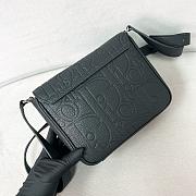 Dior Messenger Bag Flap Black Gravity 21 x 18 x 6 cm - 3