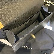 Chanel Leboy Calfskin Bag in Black 67086 Gold - 5