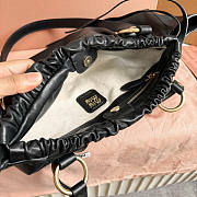 Miu Miu Joie Nappa Leather Black Bag 44x16x10.5cm - 3