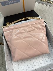 Chanel Small 22 Handbag Light Pink Gold 35x37x7cm - 3