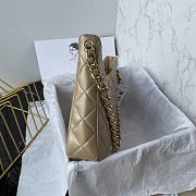 Chanel Hobo Bag Gold 28x25x8cm - 6
