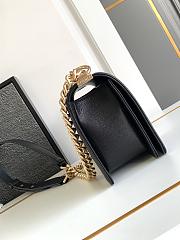 Chanel Leboy Bag Black Caviar Gold 25cm - 3